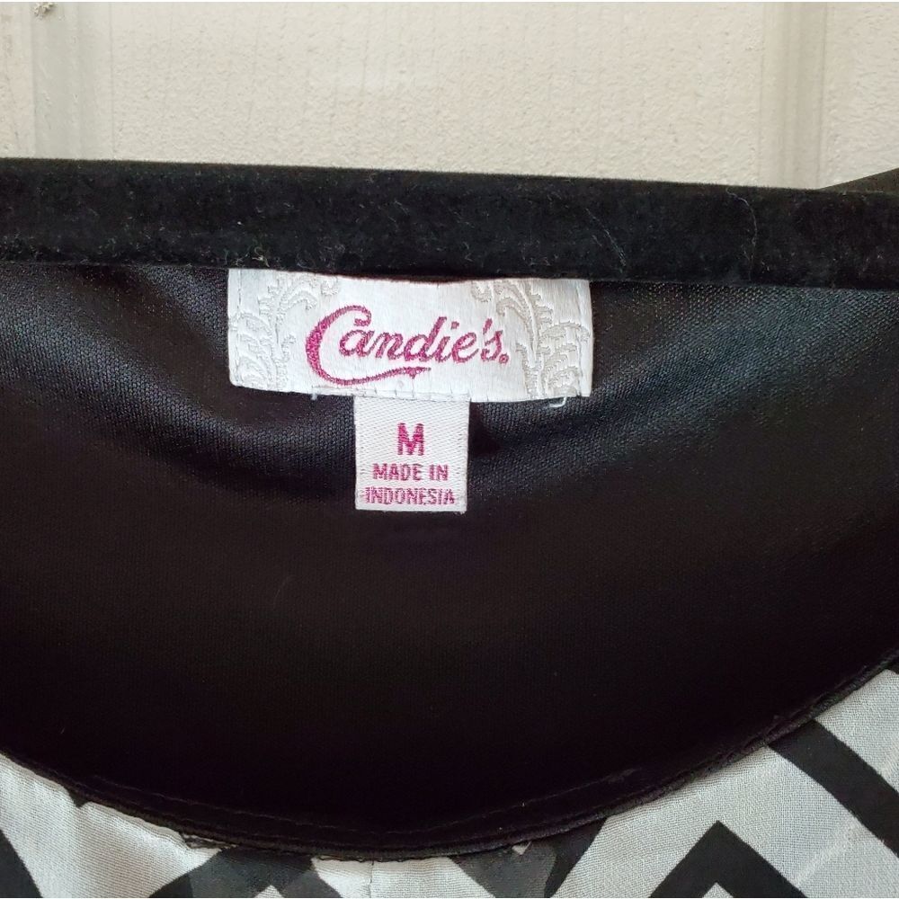 Candie's Black and White Dress Medium - Picture 6 of 6